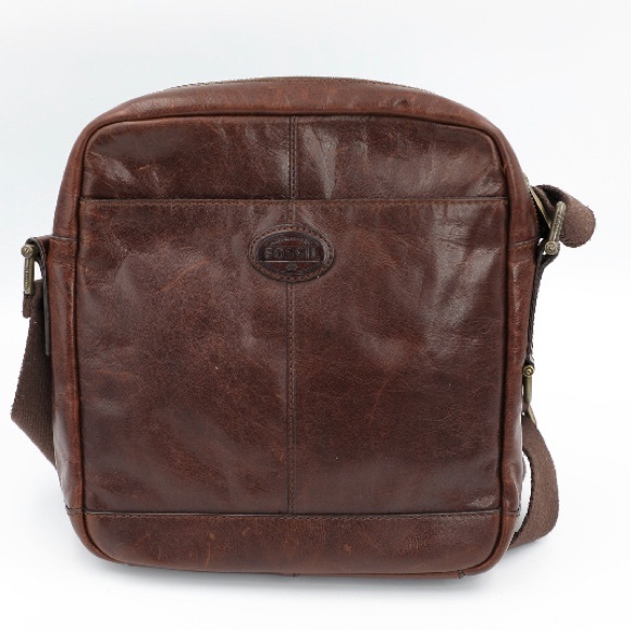 Vintage Fossil Dillon City Unisex Messenger Bag. Excellent Condition. - Picture 5 of 10